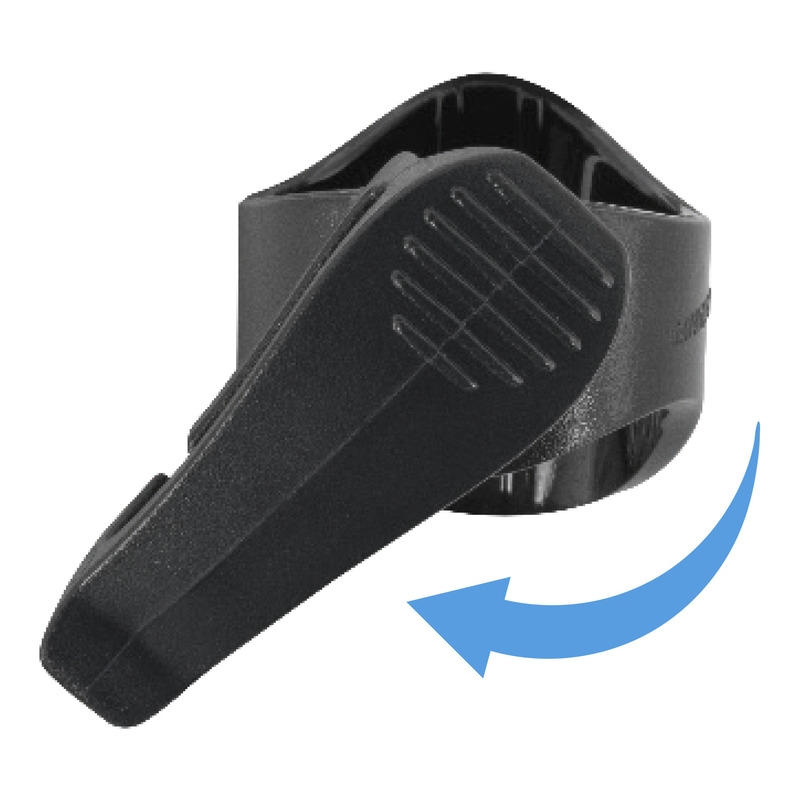 SEAC Reverse Snorkel with Anti Splash Top and Purge Valve S/BL - Red