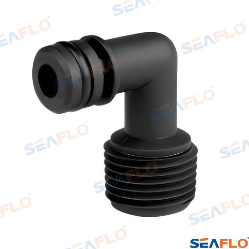 Seaflo Elbow/O-Ring Fitting 3/4" QA x 1/2" MNPT