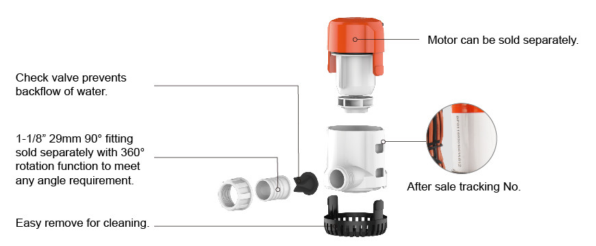 bilge pump SEAFLO s13a 12v 2000gph