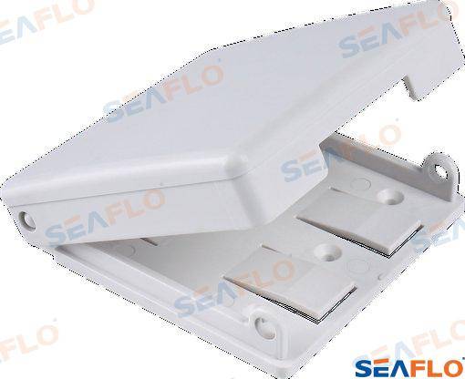 fold-up adjustable drink holder - white