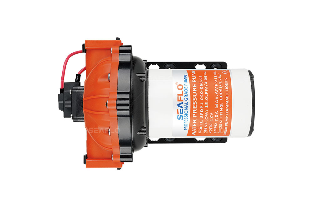 Diaphragm water pump SEAFLO 12v 18.9lpm 4.2bar serie 52 SFDP1-050-060-52