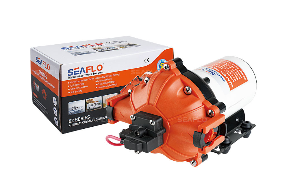 Diaphragm water pump SEAFLO 12v 18.9lpm 4.2bar serie 52 SFDP1-050-060-52