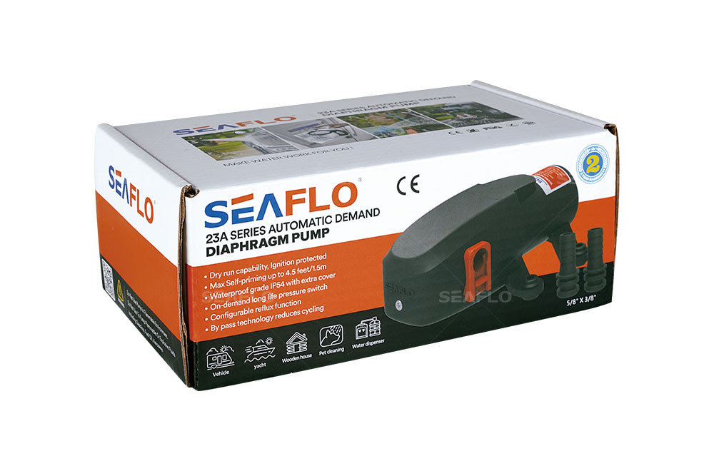 pressure water pump SEAFLO 24v 3.8lpm/1.0gpm 40psi