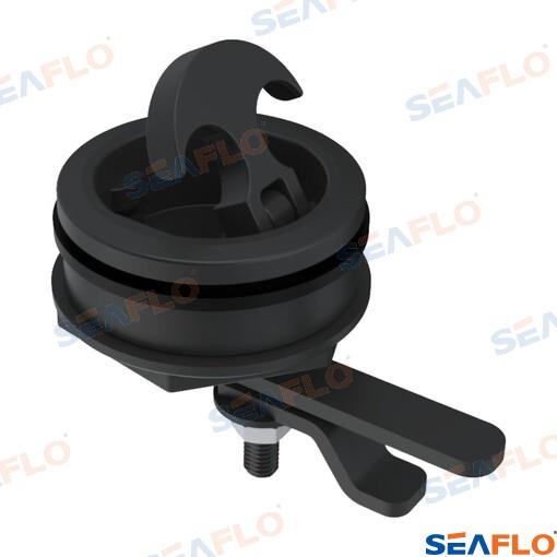 Seaflo Handle Flush Latch Locking Black - 01 Series 63,5mm