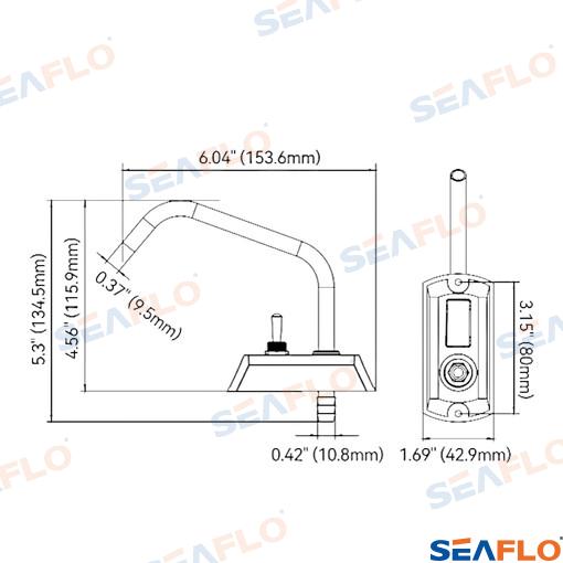 Seaflo Kitchen Galley Pump 12V, 100GPH