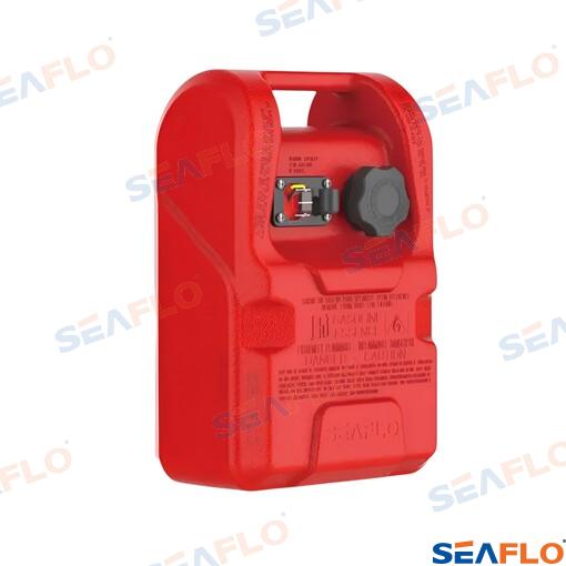 Переносной топливный бак Seaflo 12 л с датчиком уровня, красный.