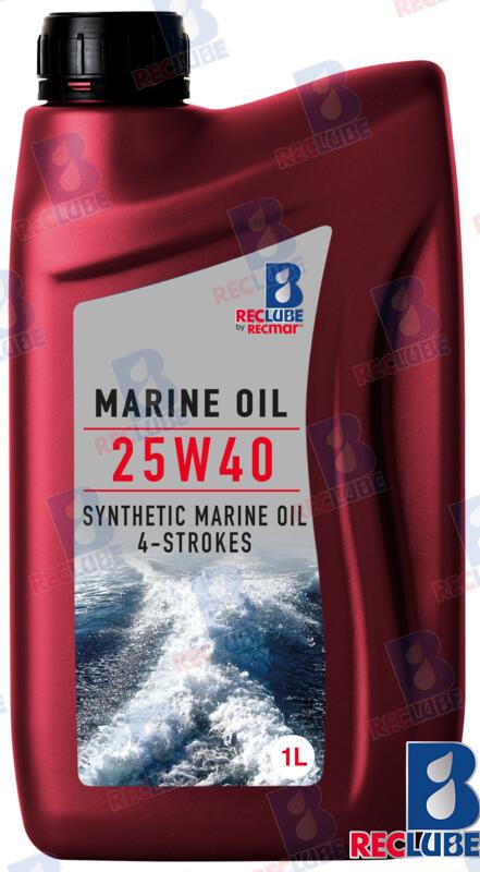 Oil 25W40 1L for Mercruiser, Volvo Penta, OMC gasoline sterndrive engines