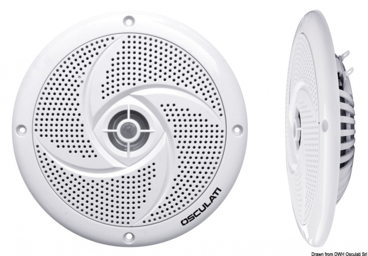 Динамики 186 мм - Ультратонкие - белые Rms 30Wx2 Max 60Wx2 H 40mm