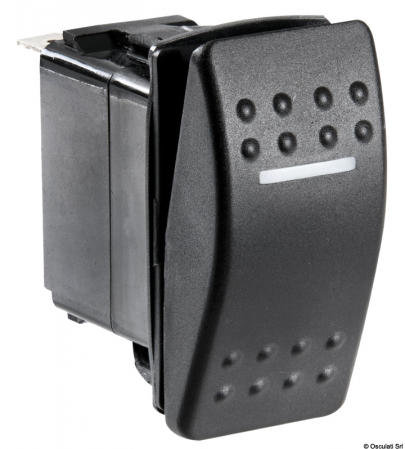 Switch Marina R, MOM (on) -OFF-MOM (on) IP67 without lighting 6 teminals 12V/20A