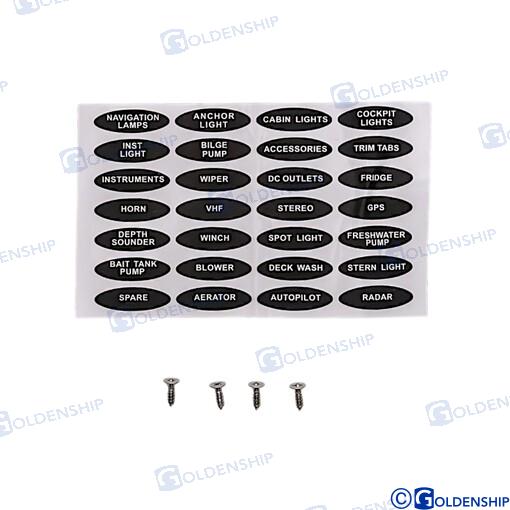 РАСПРЕДЕЛИТЕЛЬНАЯ ПАНЕЛЬ ПЕРЕКЛЮЧЕНИЯ 6 поз. 15А 12В 110 x 125 mm