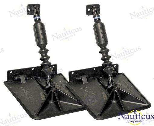 SMART TABS SX kit flaps automatic l 25x24cm 60-135hp  60lb for hulls from 3,8 till 5m hulls