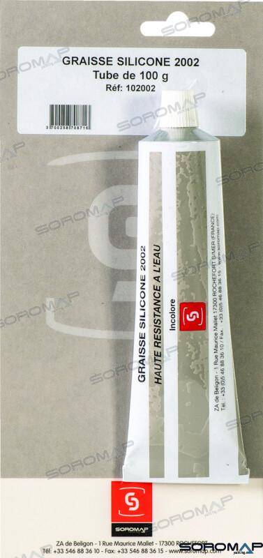 grease silicone 2002 tube 100 gr