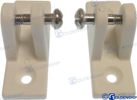 Tent base - white 61x21mm nylon
