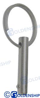 quick release pin Ø5 mm. AISI316