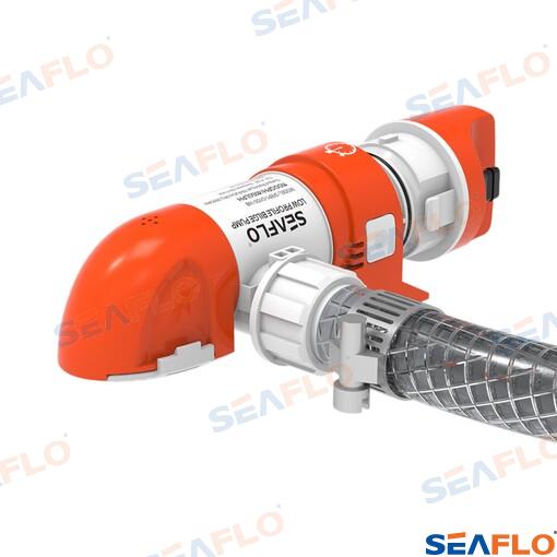 Горизонтальный автоматический насос Seaflo 12V 800GPH Выход 19мм, 25мм или 29мм SFBP1-G800-14A