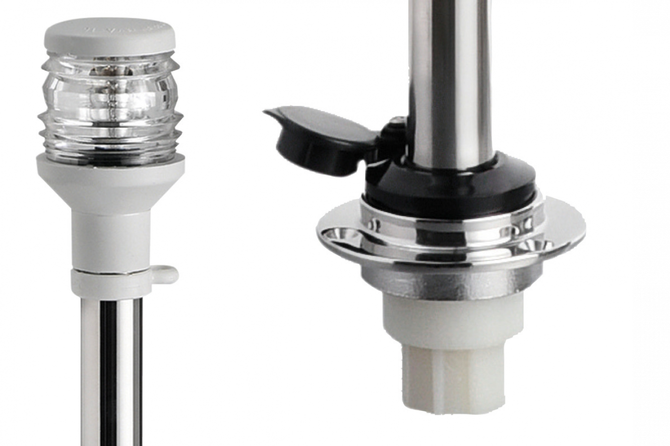 Pole with light - white 12V 5W L100cm