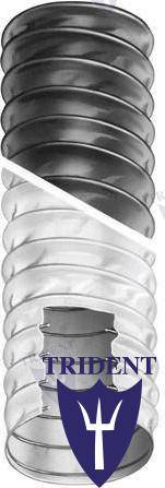 vent duct white 4'' d102mm 15m