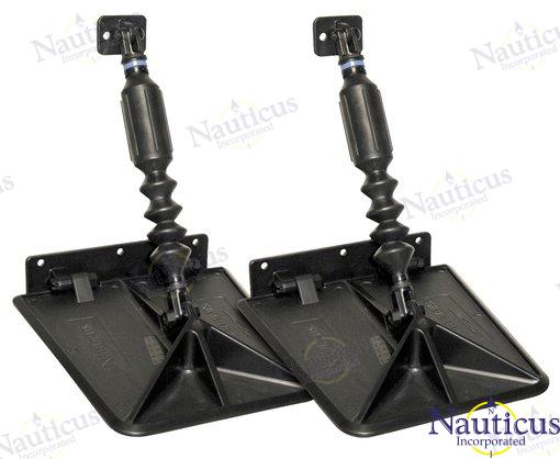 Trim plate set (automatic) 30lb Smart Tabs 25.4 x 24 cm For boats from 3-4m, Engine from 30 to 40Zs
