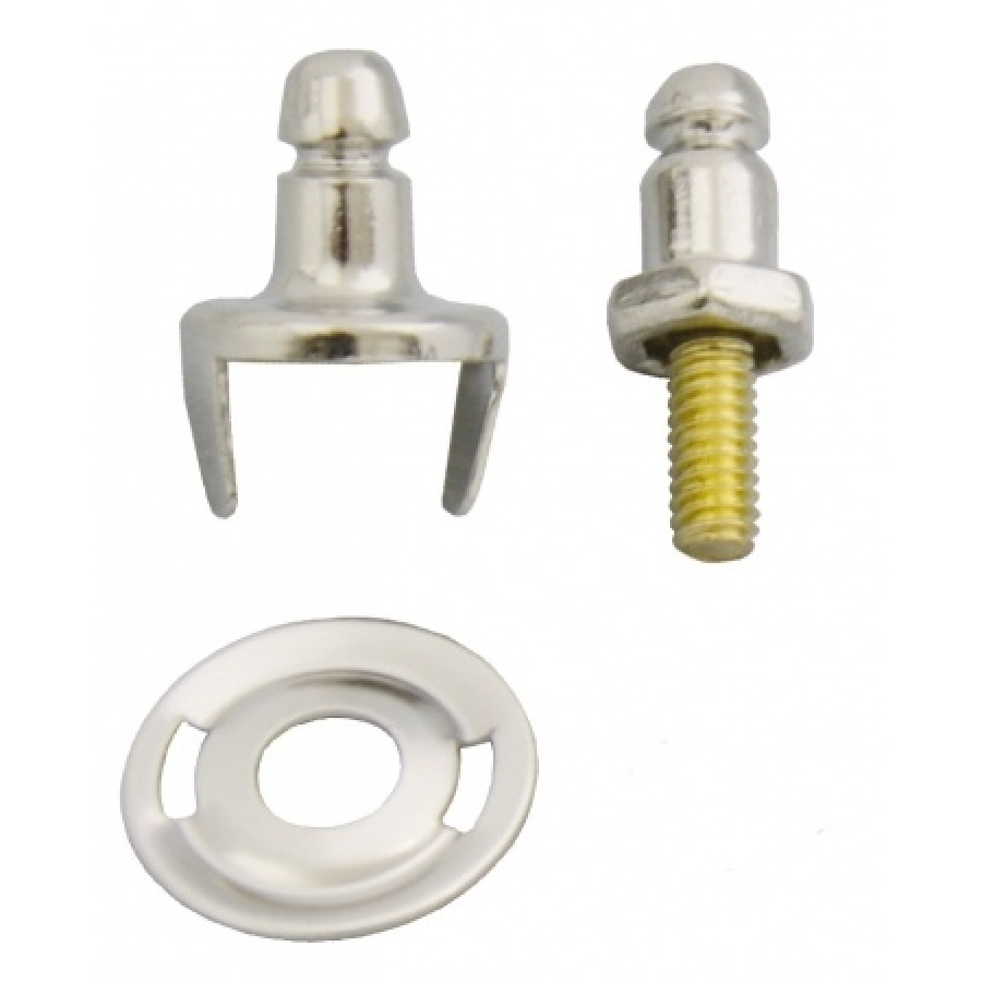 Rivets for awning 7mm nickel-plated brass - Lift-The-Dot® system