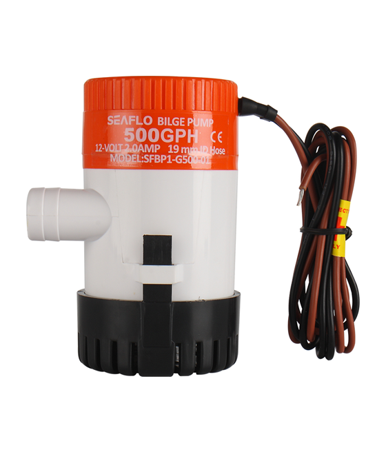 Water pump SEAFLO 500GPH 32l/min 12V 2.2A 19mm SFBP1-G500-01