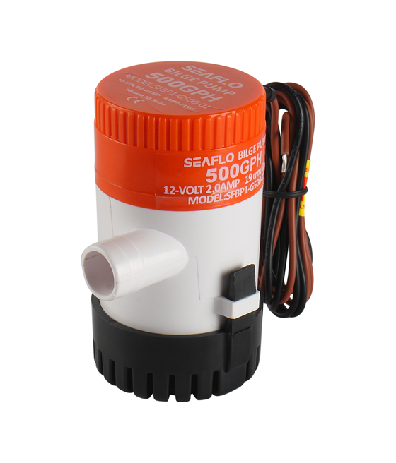 Water pump SEAFLO 500GPH 32l/min 12V 2.2A 19mm SFBP1-G500-01