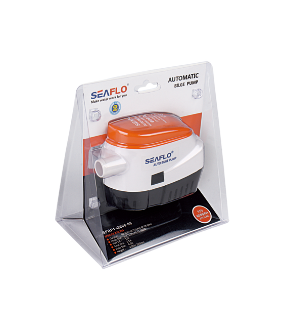 Water pump 600GPH (Automatic) SEAFLO 2280 l/h 12V 2.5A 19mm - SFBP1-G600-06