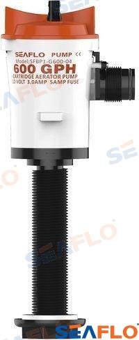 Water pump 800GPH 50L/min 12V 4A Outlet 19mm - Seaflo SFBP1-G800-04