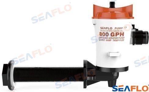 Water pump LiveWell 600GPH 38l/min 12V 3A Outlet 19mm - Seaflo SFBP1-G600-05