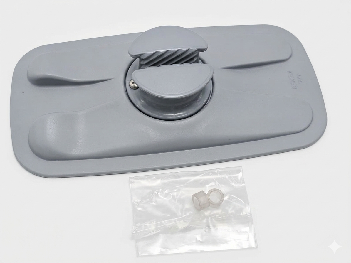 Ceredi nose cleat PVC RAL7046 - grey
